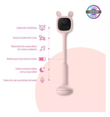 CAMARA IP 2MP EZVIZ RABBIT BABY MONITOR